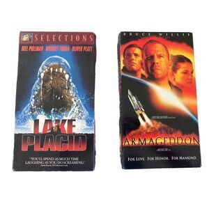 Lake Placid Armageddon VHS Tape Vintage Movie Y2K 90s 80s Electronics
